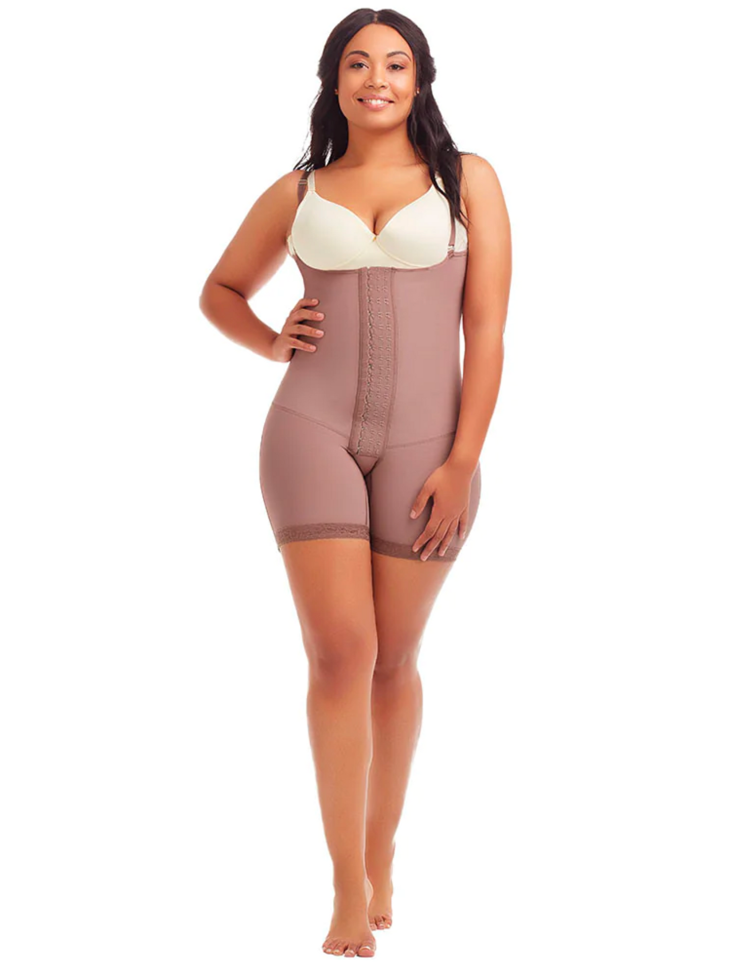 Tummy Control and Butt Lifter Effect shapewear Mid-Thigh 09111 Delie by Fajate