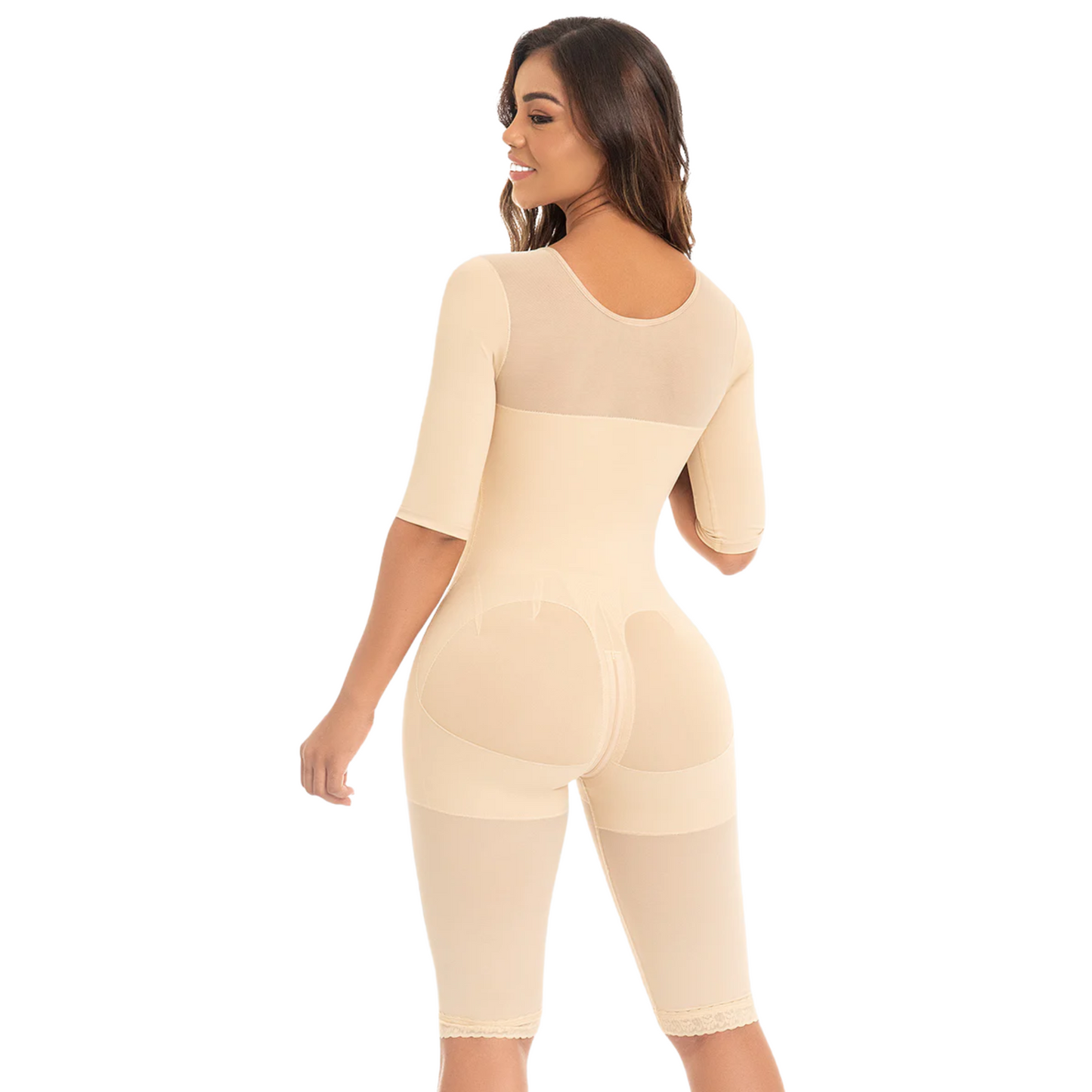 Long Faja with Back, Arm, and Bust Coverage: Fajas M&D 0161