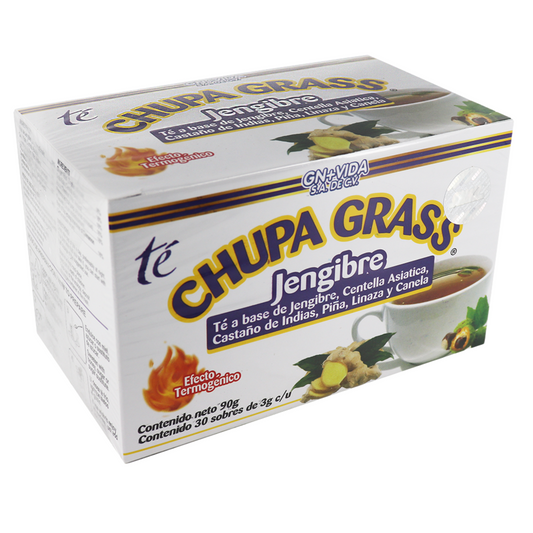 Chupa Grass Tea with Ginger, Cinnamon, and Pineapple - Your Natural Metabolism Boost