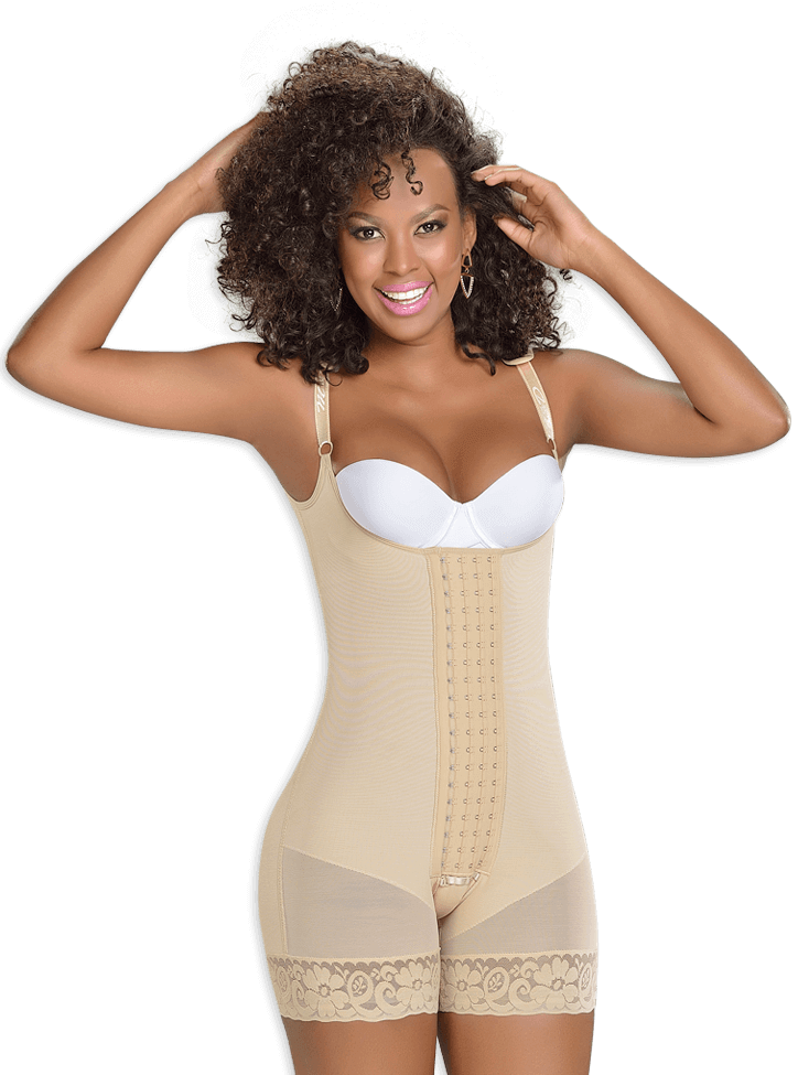 Fajas M&D F0083 - Short Girdle with 4 fastening levels Ref.