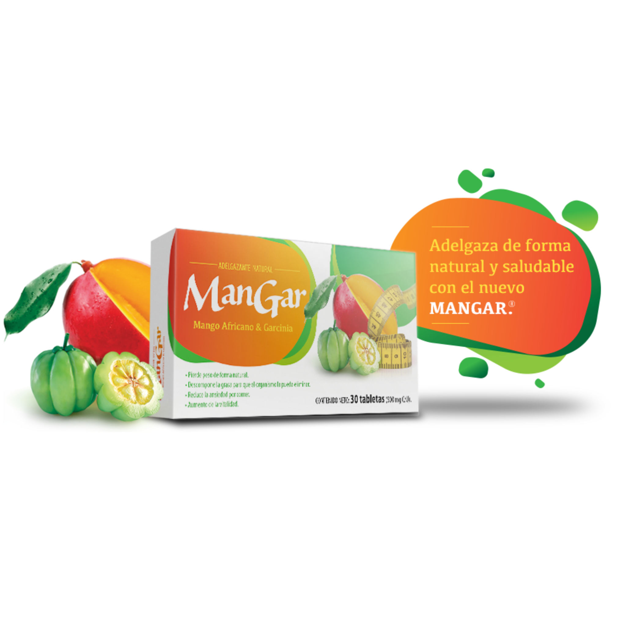 ManGar Mango Africano & Garcinia Cambogia Salud y Figura Facil