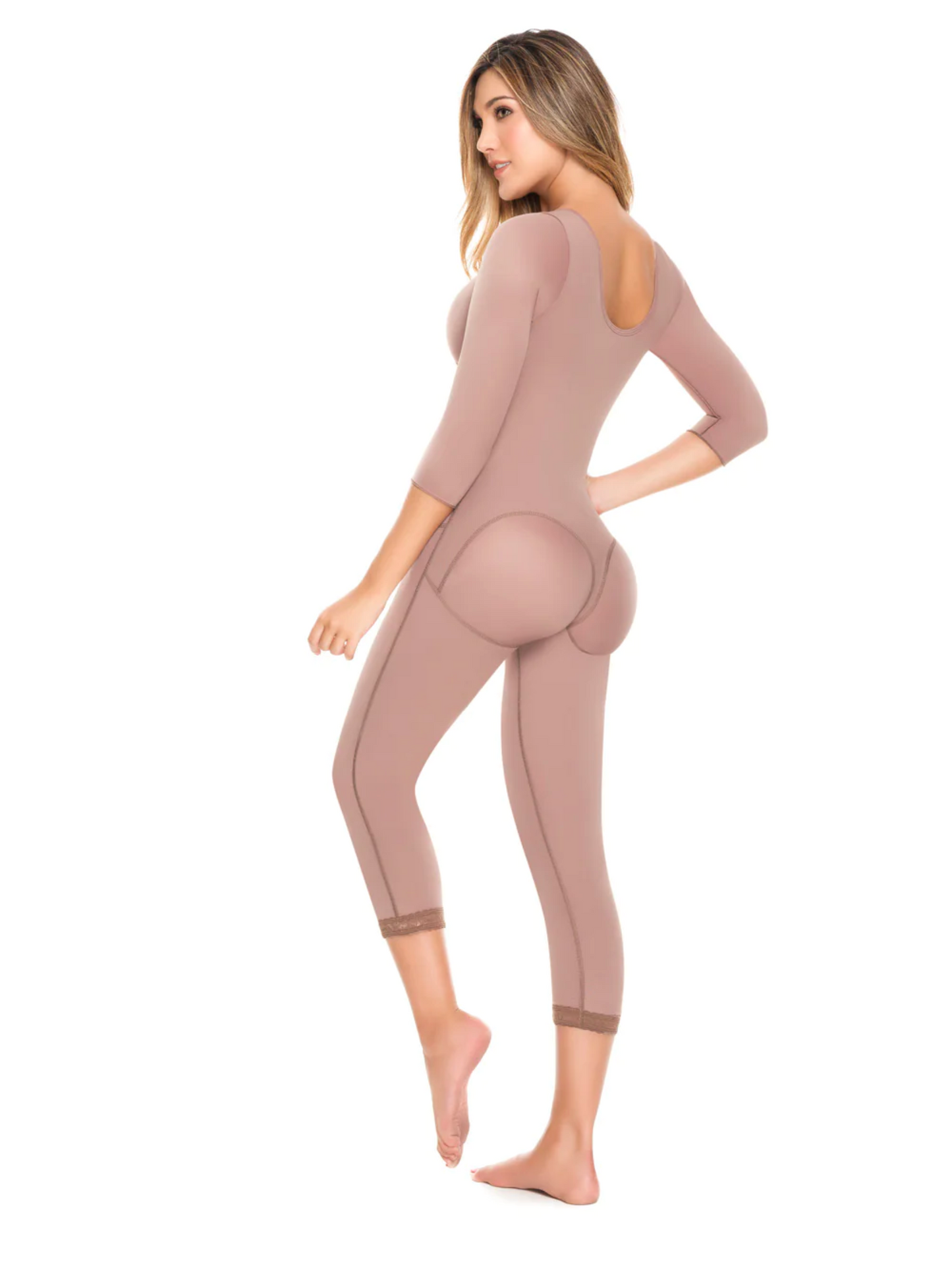 Long Sleeve Ankle-Length Size-Reducing & Post-Surgical Girdle  Ref 09036