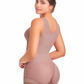 Women's Comfort Boy Short Faja with Built-in Girdle and Internal Bra Ref 09053 Delie by Fajate