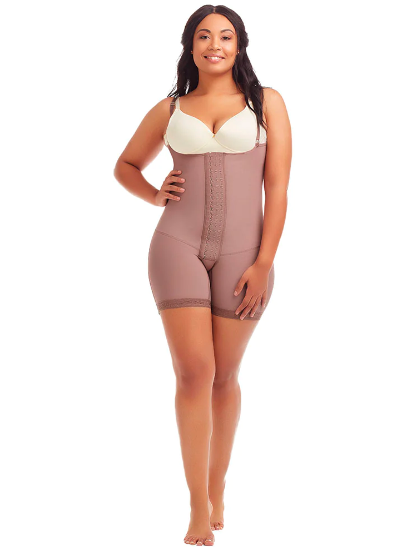 Tummy Control and Butt Lifter Effect shapewear Mid-Thigh 09111 Delie b –  Salud y Figura Facil