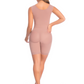 Girdle with mid-leg bra and brooches Fajas Delie 09215