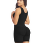 Girdle with mid-leg bra and brooches Fajas Delie 09215