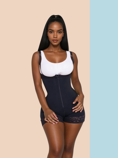 Strapless Medium Compression Faja - Mid-Thigh Shapewear for Hourglas 1990