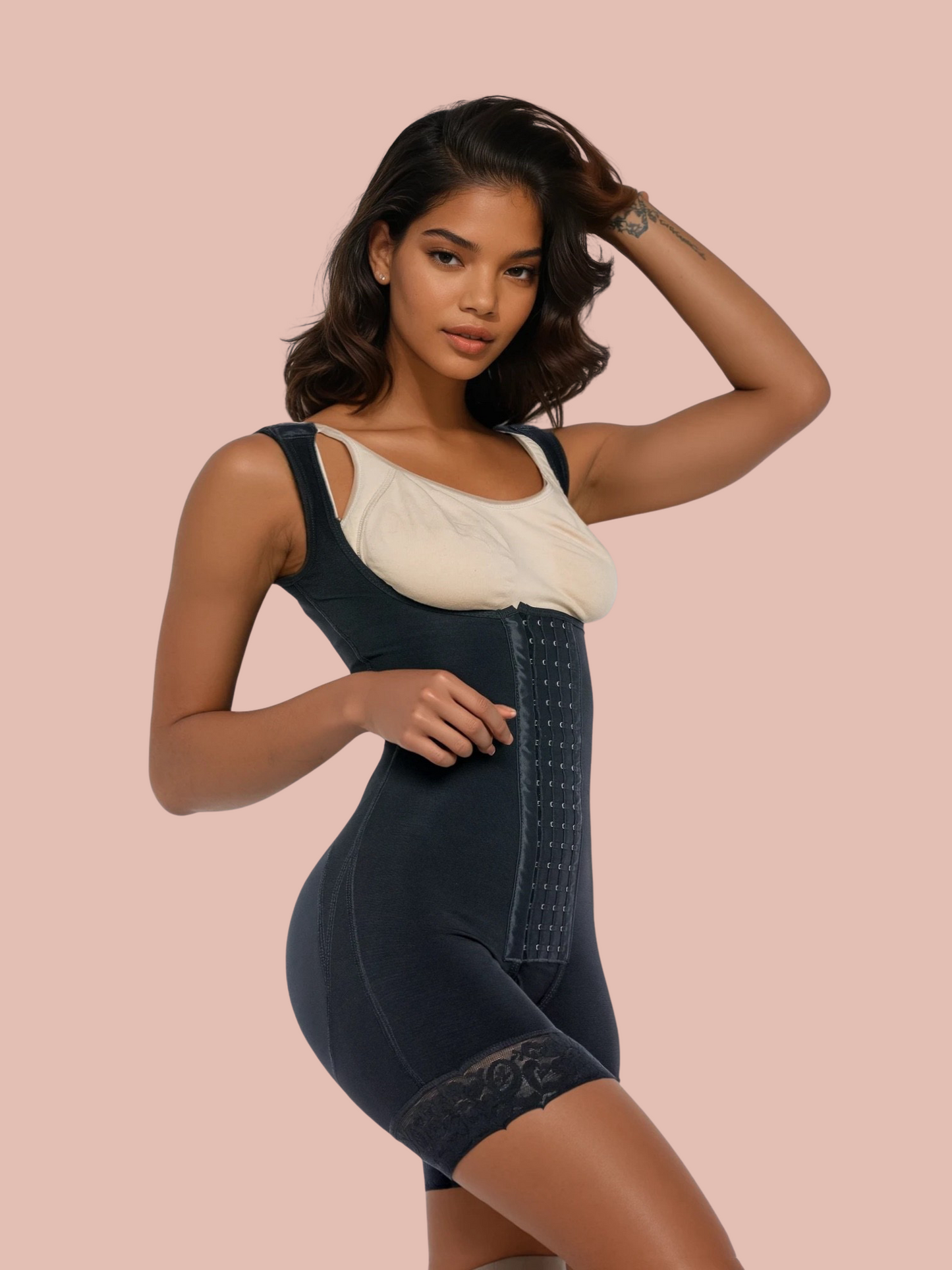 Ideal Mid-Thigh high Compression Garment - Post Surgery Faja (Guitar Shape Design - 1964)