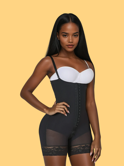 Strapless Mid-Thigh Faja Shapewear with Silicone Grip Technology - 0066