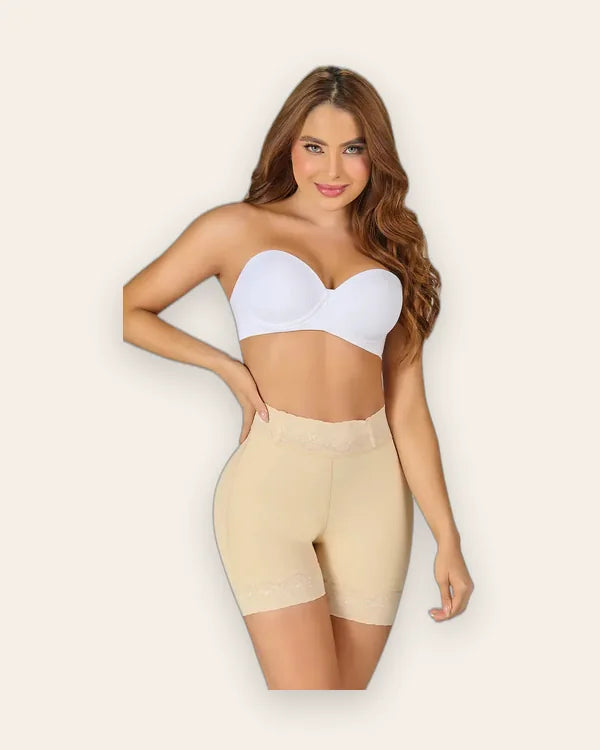 High-waistline butt lift short 0322