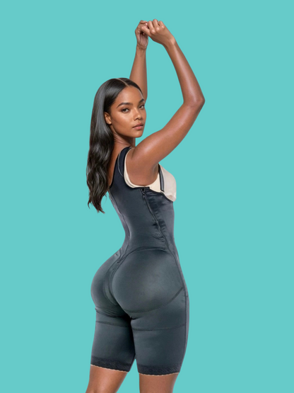 First Stage Low Compression Shapewear for Hourglass Bodies - Dual side Zipper Guitar Shape Design 1961