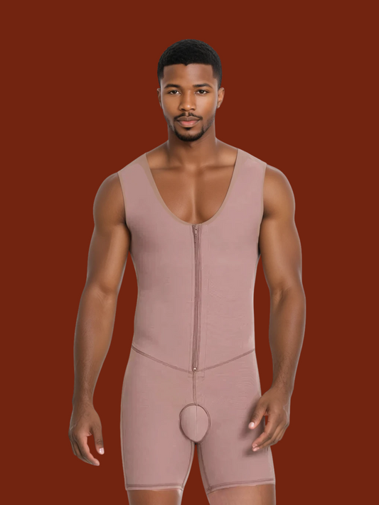 Post-Surgical High-Compression Men's Shapewear for Daily Use full body 09016