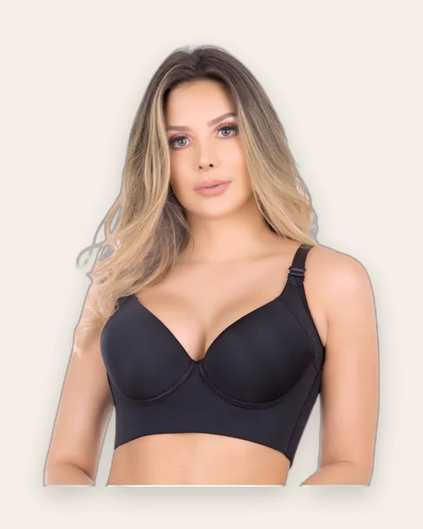 Fajas Uplady Extra Firm High Compression Push-Up Shapewear Bra 8532