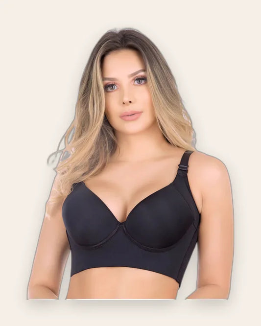 Fajas Uplady Extra Firm High Compression Push-Up Shapewear Bra 8532