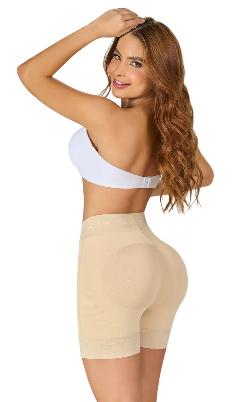 High-waistline butt lift short 0322