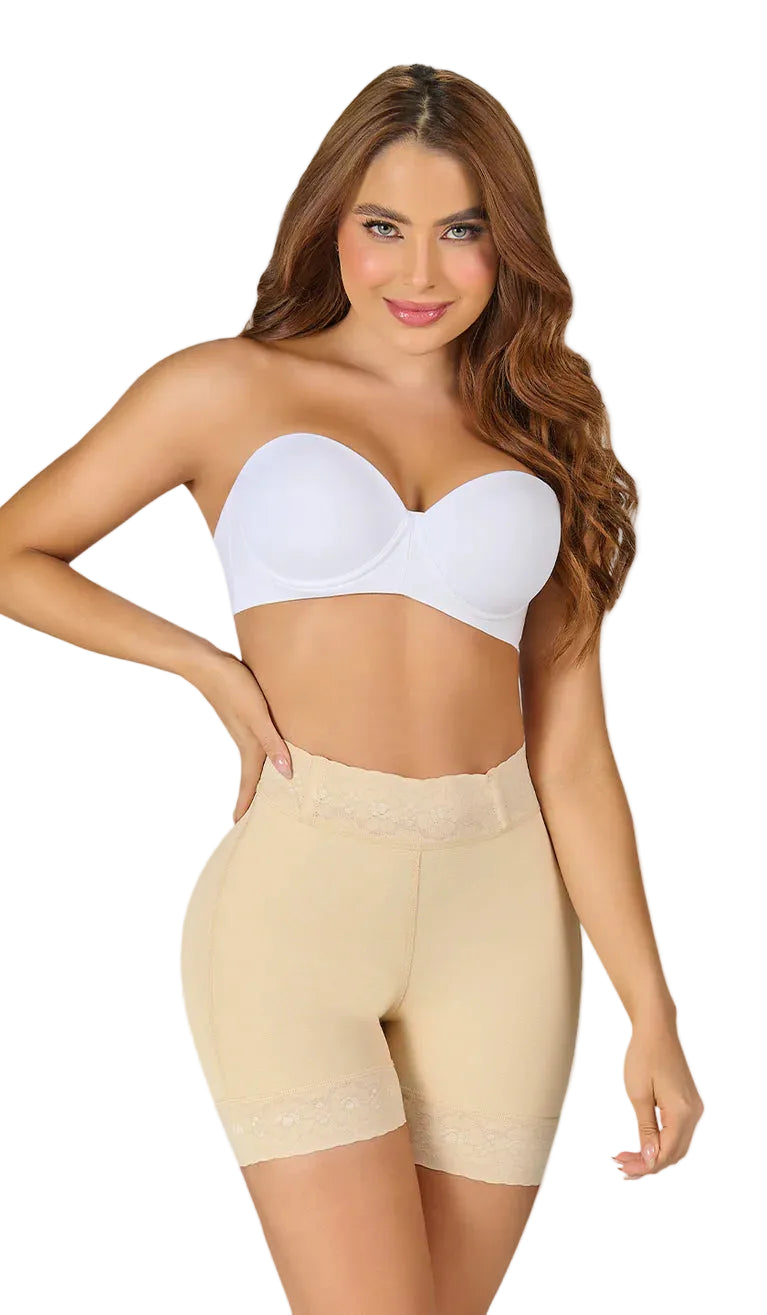 High-waistline butt lift short 0322