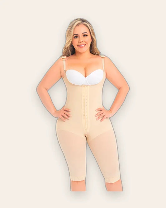 Long girdle with abdominal reinforcement Ref. F0078 Fajas M&D