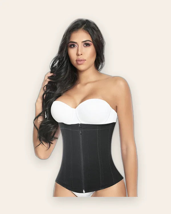 Waist Snatcher Zipper Cinturilla | Firm Compression Waist Trainer 2024