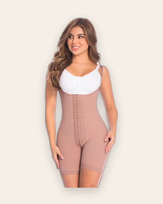 Tummy Control and Butt Lifter Effect shapewear Mid-Thigh 09111 Delie by Fajate