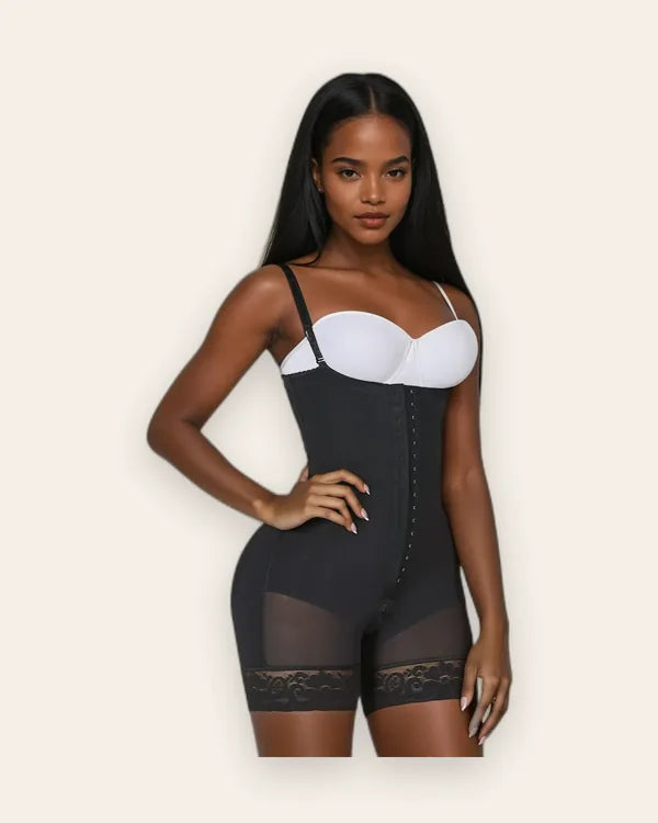 Strapless Mid-Thigh Faja Shapewear with Silicone Grip Technology – 0066