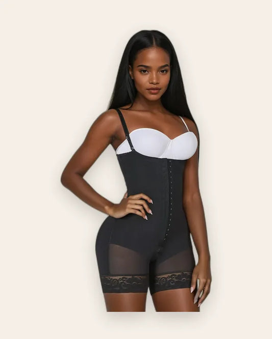 Strapless Mid-Thigh Faja Shapewear with Silicone Grip Technology – 0066