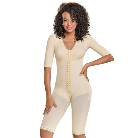 Long Faja with Back, Arm, and Bust Coverage: Fajas M&D 0161