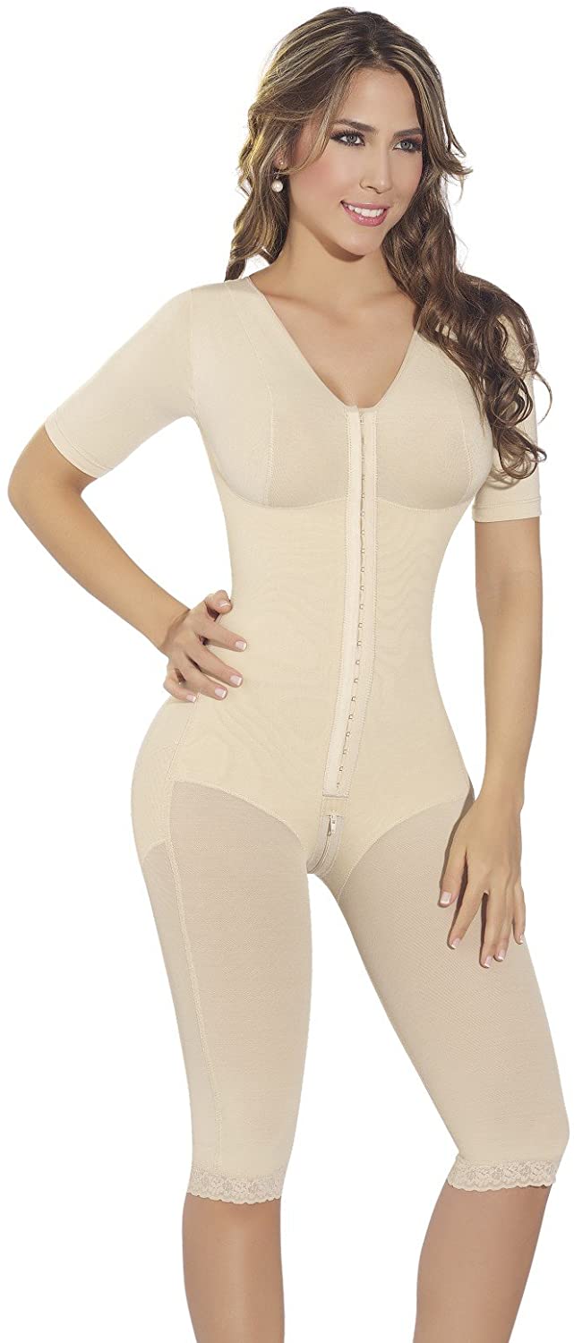 Faja M&D colombiana larga MYD F0161 con cobertura en espalda, brazos y busto