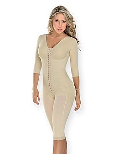 Long Faja with Back, Arm, and Bust Coverage: Fajas M&D 0161
